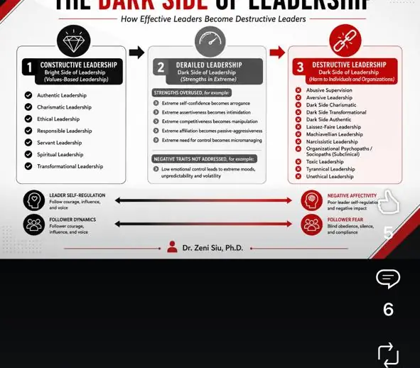 The Dark Side of Leadership — source graphic